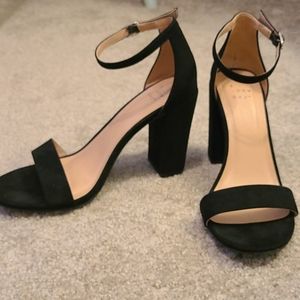 Black heels